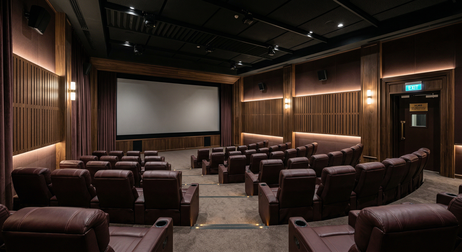 Optimizing Acoustic Isolation and Reverb Control for Grand Horizon Cinema Complex