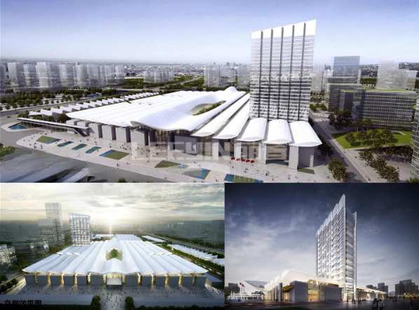 Exhibition Hall Acoustic Treatment: 5 Halls Acoustic Design at Tanzhou Convention Center